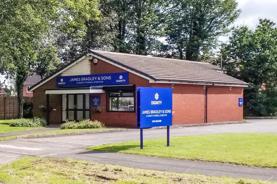 James Bradley & Sons Funeral Directors in Wythenshawe, Manchester.