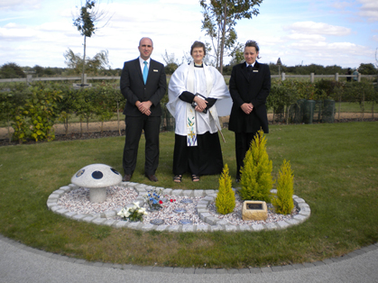 Children's Garden blessed at Fenland Crematorium