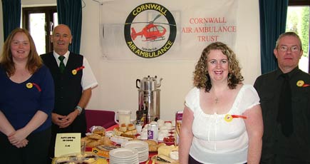 Crematorium hosts Cornish lunch in aid of Air Ambulance