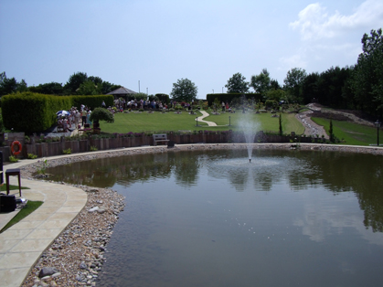 New lake unveiled at Glynn Valley Crematorium